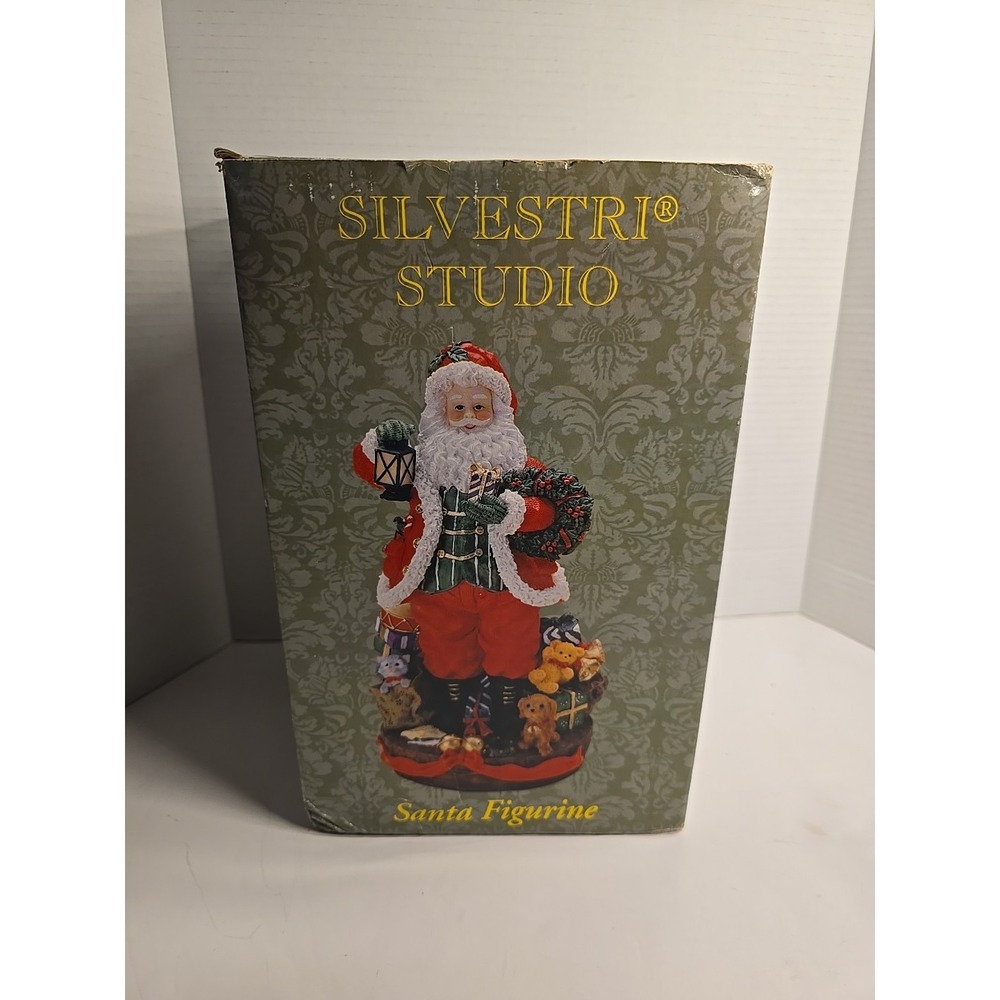 Silvestri Studio Musical Santa Figurine With Lantern Item #44142928CS‎